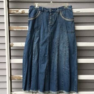 Beautiful denim, jean skirt